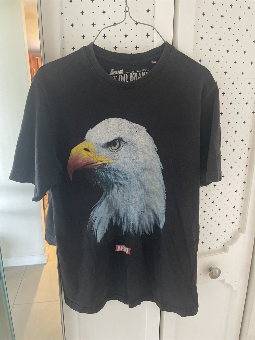 Men’s 100% Authentic Akoo T Eagle shirt Size Small